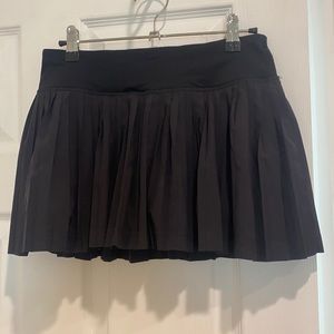 Black tennis skirt lulu
